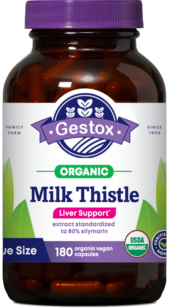 GESTOX Milk Thistle 180ct Capsules