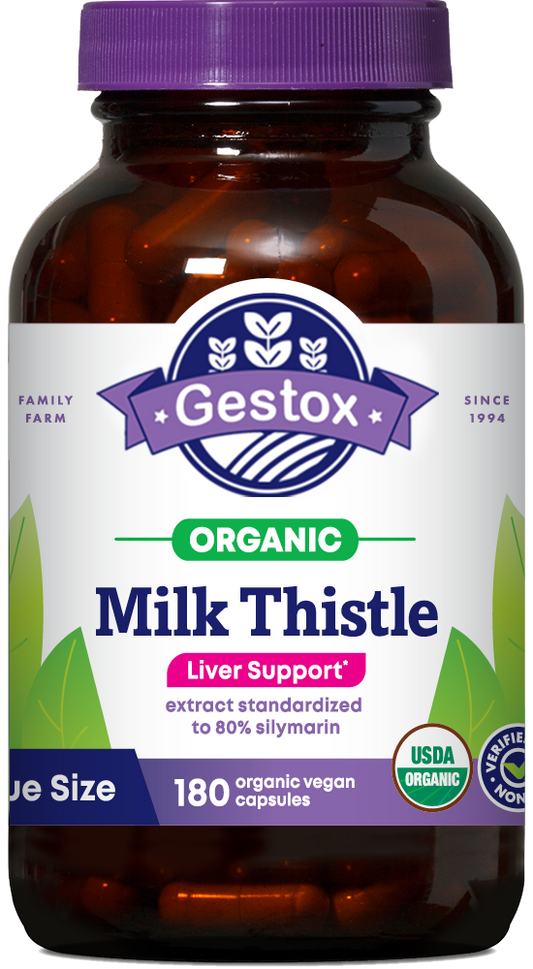 GESTOX Milk Thistle 180ct Capsules