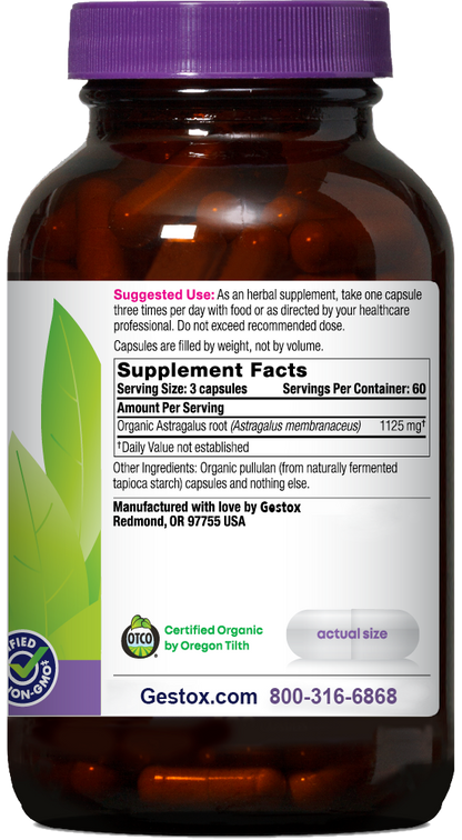 GESTOX Astragalus 180ct Capsules